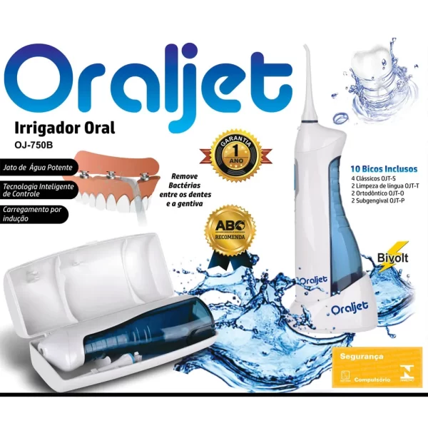 Irrigador Oral Portátil Bivolt OJ-750B Oraljet - Image 3