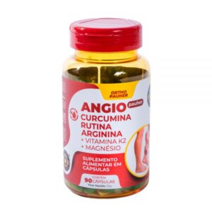 Suplemento Alimentar Angio Curcumina Rutina Arginina + Vitamina K2 + Magnésio 90 Cápsulas - ORTHO PAUHER