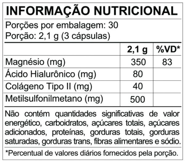 Suplemento Artro Pauher Ac.Hialurônico + Colágeno 90 Cápsulas - ORTHO PAUHER - Image 2