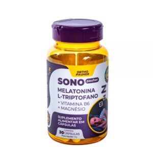Suplemento Sono Pauher Melatonina + L-Triptofano 30 Cápsulas - ORTHO PAUHER