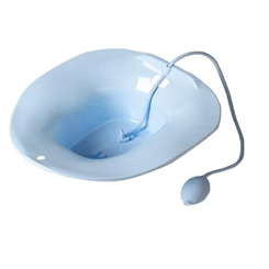 Bacia Para Banho de Assento Azul Montserrat