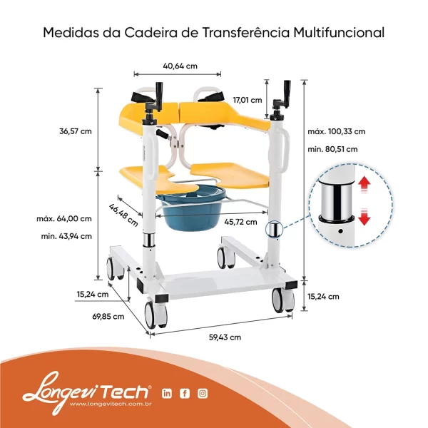 Cadeira de Transferência Multifuncional - Image 4