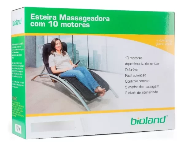 Esteira Massageadora 10 Motores e Aquecimento Bioland
