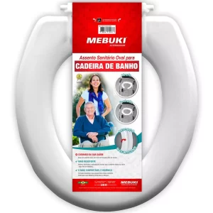 Assento Sanitário Fechado Para Cadeira De Banho Mebuki