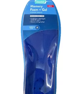 Palmilha Anti Impacto Esporão Memory Foam 39 A 45 - Masculino