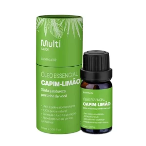 Óleo Essencial De Capim Limão 10ml Multi Saúde