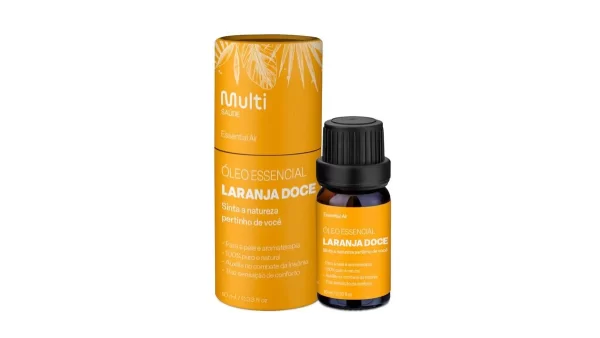Óleo Essencial de Laranja Doce 10 ml Multi Saúde