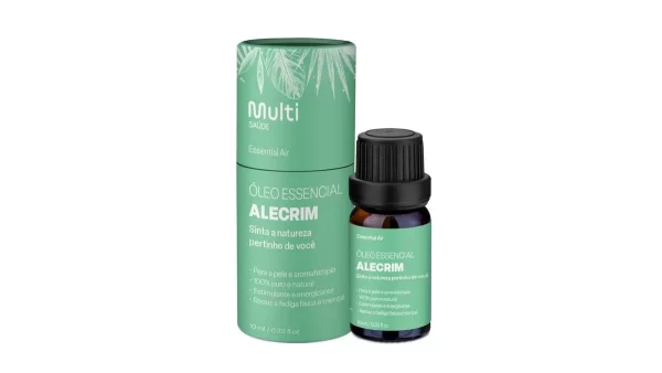 Óleo Essencial De Alecrim 10ml Multi Saúde