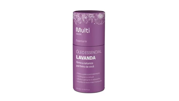 Óleo Essencial de Lavanda 10ml Multi Saúde - Image 5