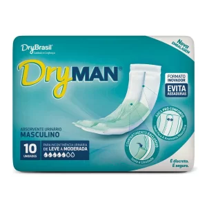 Absorvente Masculino Com 10 Unidades Dryman