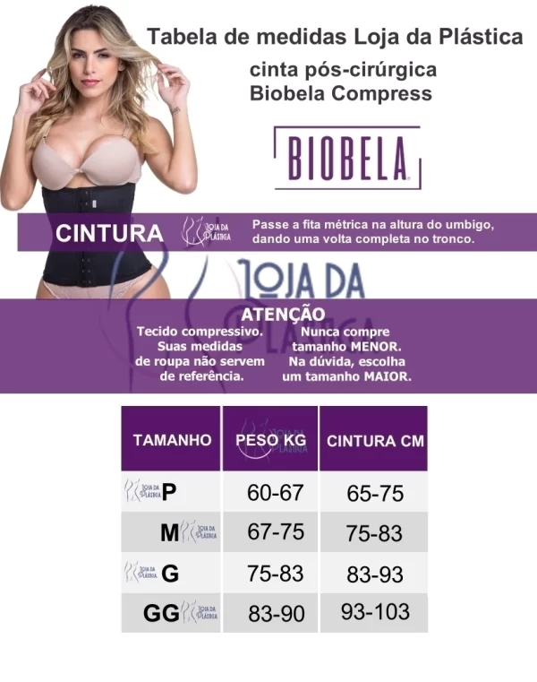 CINTA MODELADORA LONGA COM 8 BARBATANAS - PRETO - Image 2