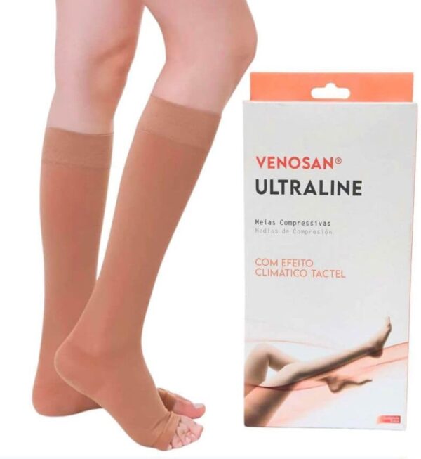 Meia Venosan 4000 Ultraline 3/4 20-30mmHg M Bege