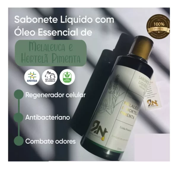 Sabonete Líquido Hortelã Pimenta - 300 ml - Image 2