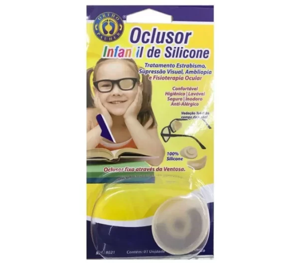 Oclusor infantil De Silicone Antialérgico Ortho pauher 8021