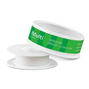 Fita Microporosa 1,2 x 4,5 cm Branco Multi Saúde