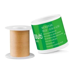 Fita Microporosa 5 x 4,5 cm Bege Multi Saúde