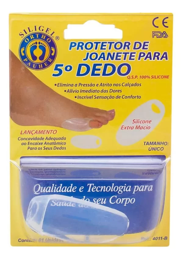Protetor De Joanete Silicone Para Para 5º Dedo 4011b (UNID)