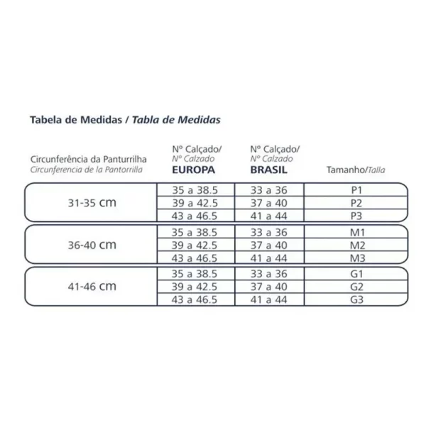 Meia de Compressão 3/4 Panturrilha - Unissex - Up Sport - M1 - 20-30mmHg - Sigvaris - Preto - Image 3